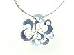 Collier "Ornaments" blau