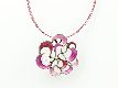 Collier "Ornaments" fuchsia