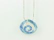 Kette "Swirl" blau